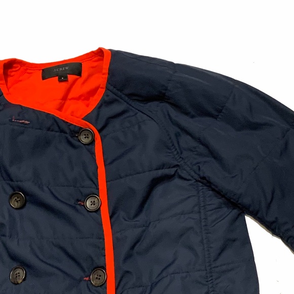 J. Crew reversible puffer coat jacket - Picture 3 of 7